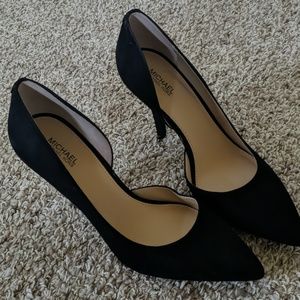 Black Suede Micheal Kors Heels